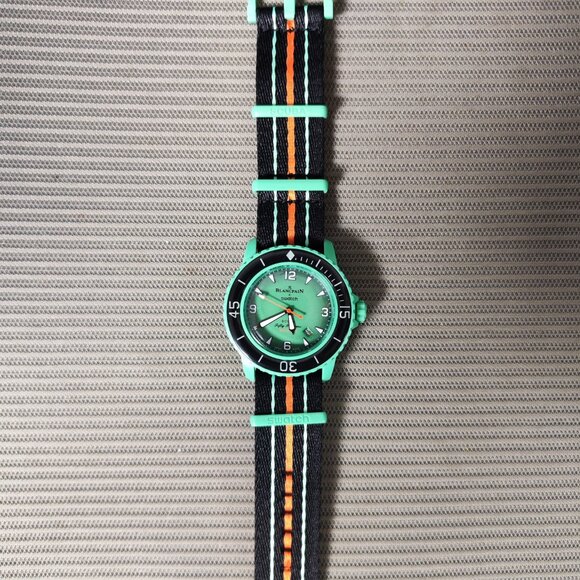 Swatch X Blancpain Indian Ocean Watch - Picture 2 of 7